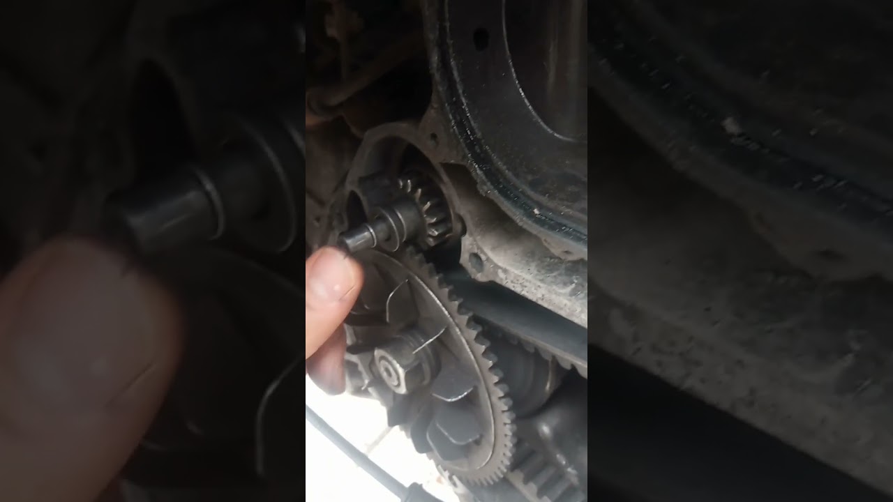 Starter motor/bendix/pinion, strange noise when starting up moped (Honda Vision 110)