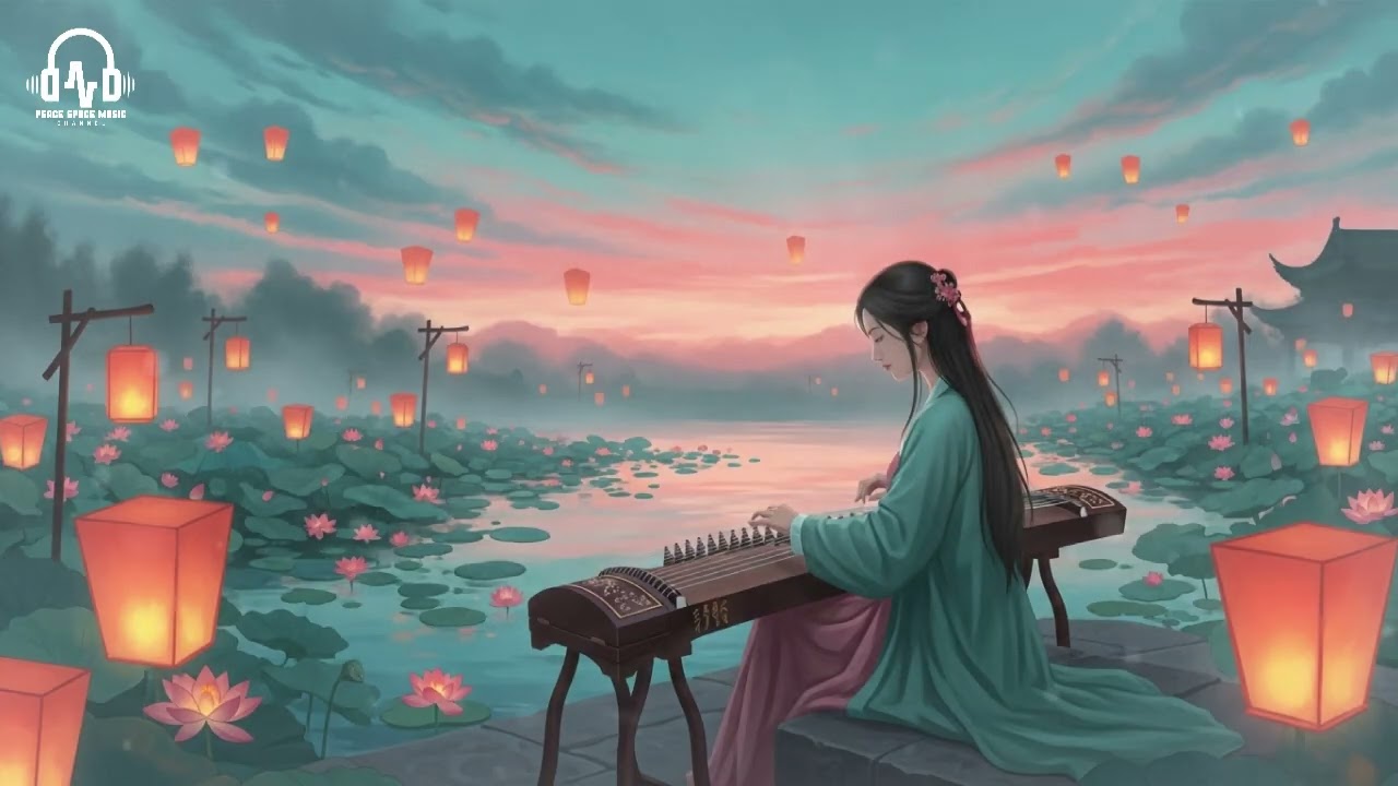 Warm Chinese Zen Healing Music | Night Sleep Meditation