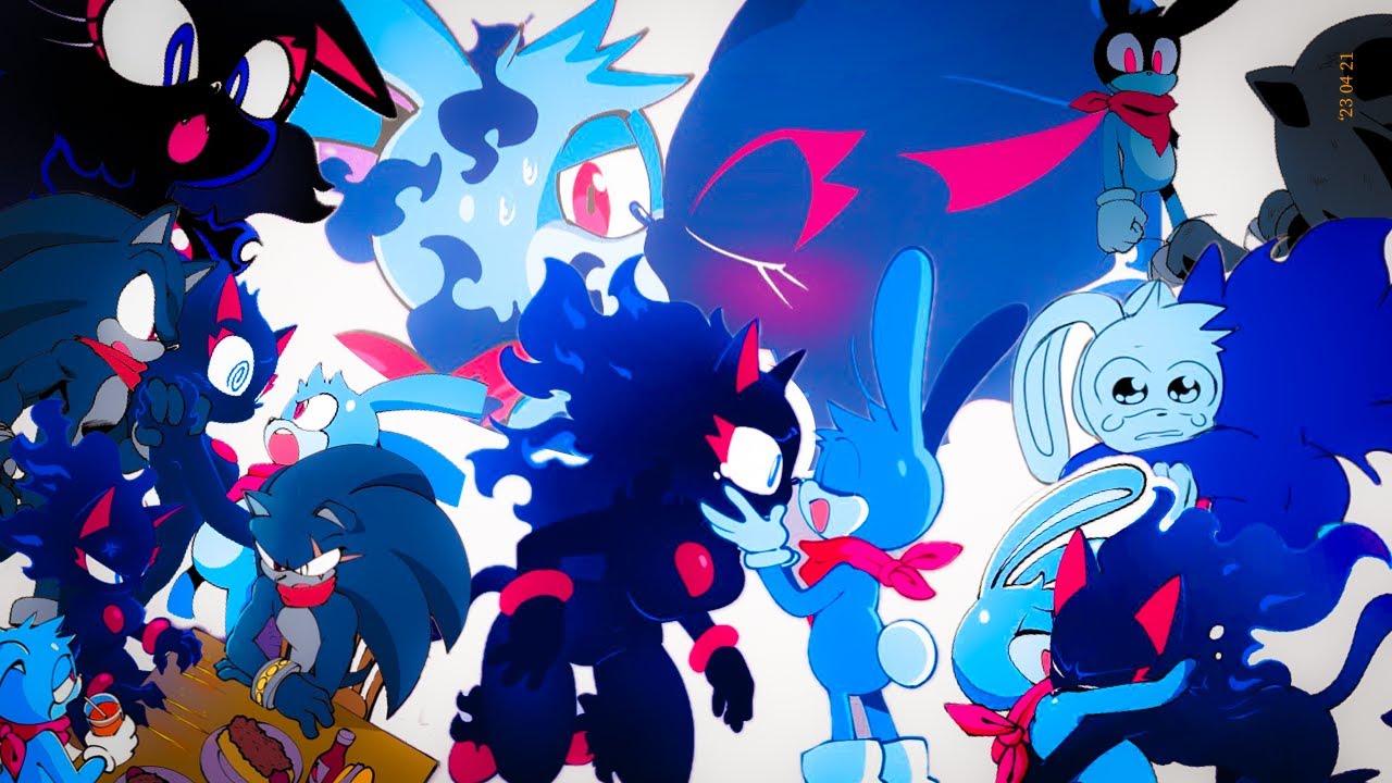 The Love of Rush & Cinder 🩵 (SONIC COMIC DUB COMPILATION)