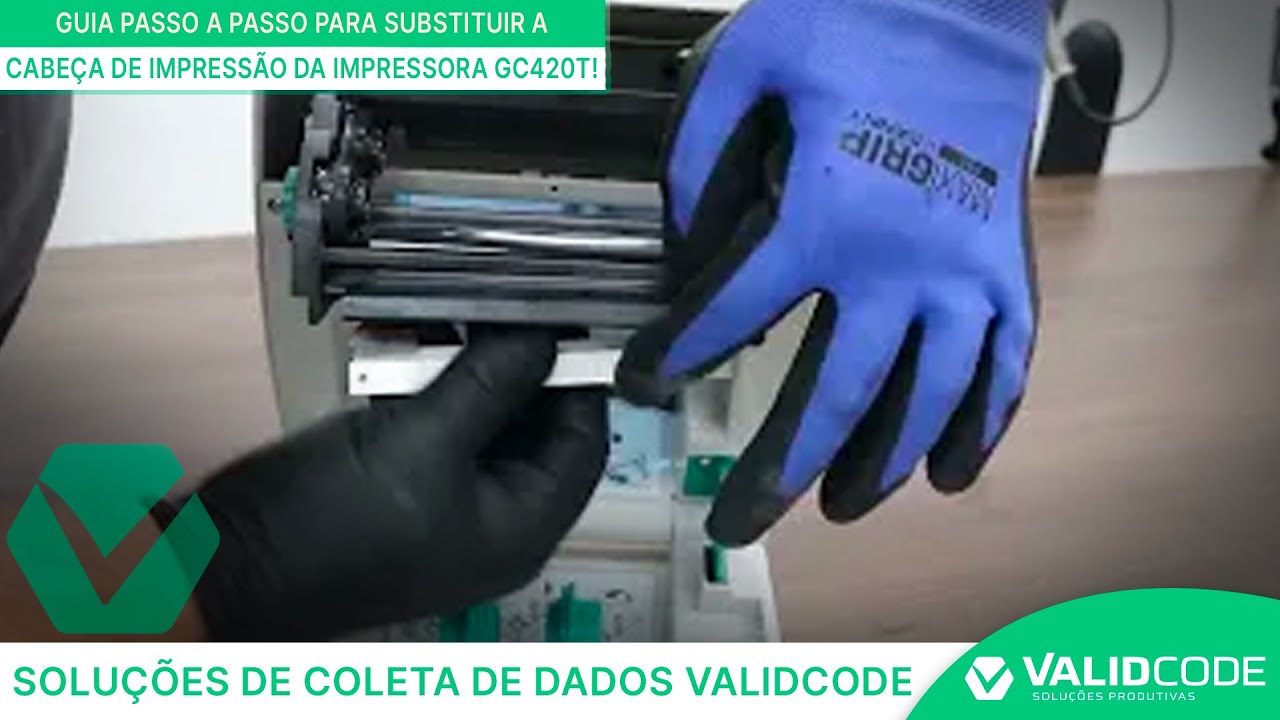 Guia passo a passo para Substituir a Cabeça de Impressão da Impressora GC420T!