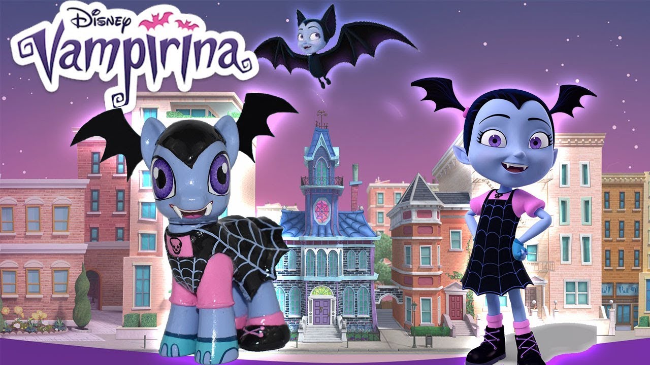 Custom VAMPIRINA PONY Tutorial Disney Jr MLP DIY My Little Pony