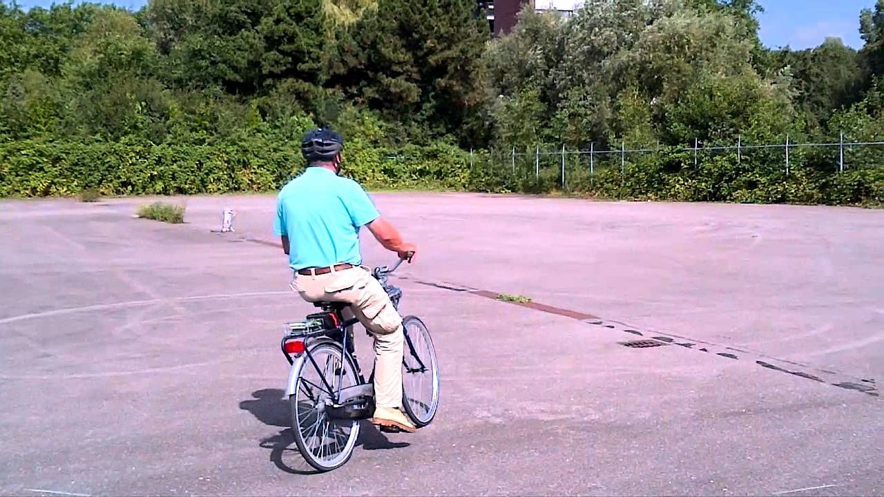 TUDelft steer assist bicycle with enhanced lateral stability