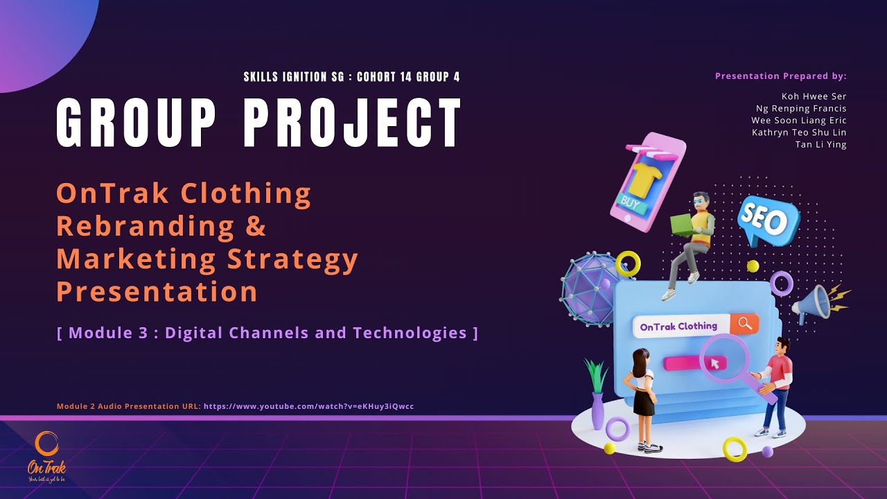 Squared Online Cohort 14 Group 4 Project - OnTrak Clothing Marketing Strategy [Module 3 - Digital]