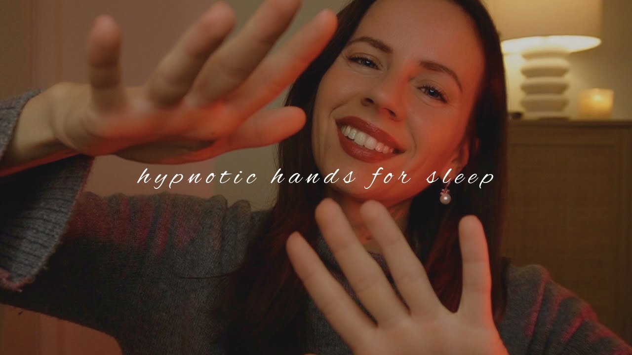more Hypnotic Hands to lure you to sleep ASMR REIKI | plucking, hand movements, whispered
