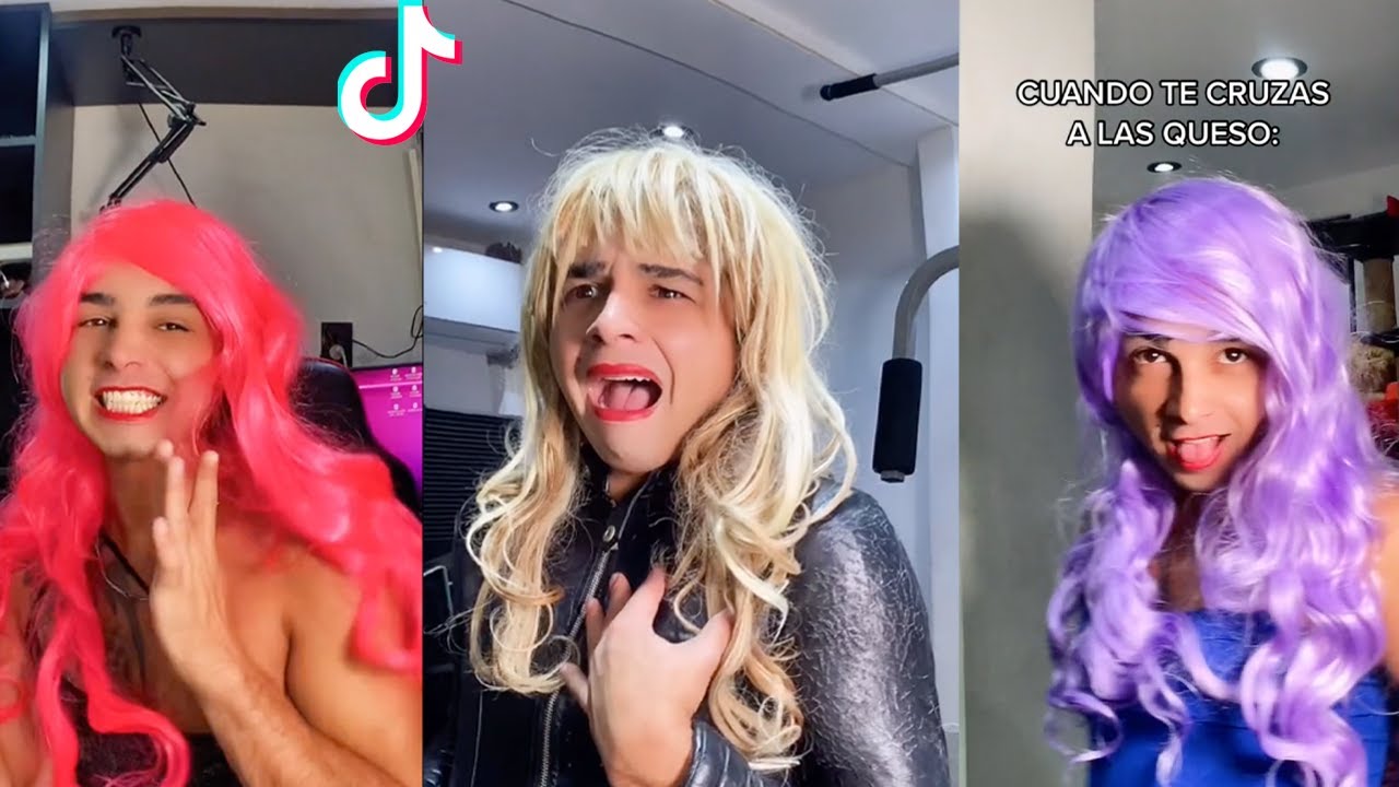 CUANDO TE CRUZAS A LAS QUESO  A LAS QUE SOPORTES | *1 HORA* DE LOS MEJORES TIKTOKS DE ELMAXZ