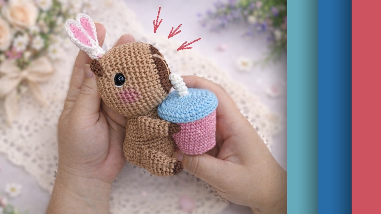 Capivara Amigurumi de Páscoa – Aula 2 | Passo a Passo Completo