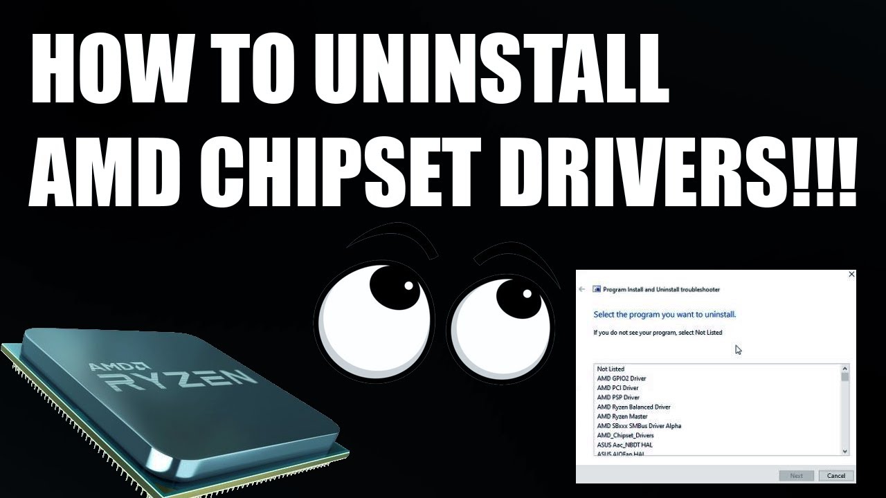 How To Uninstall AMD Chipset Drivers CORRECTLY! (PCI, GPIO2, etc.)