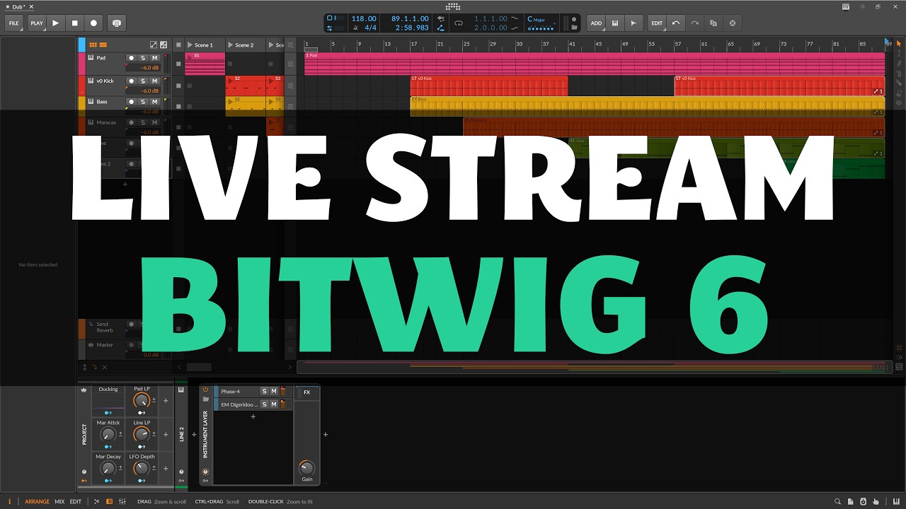 Live Stream || Bitwig 6