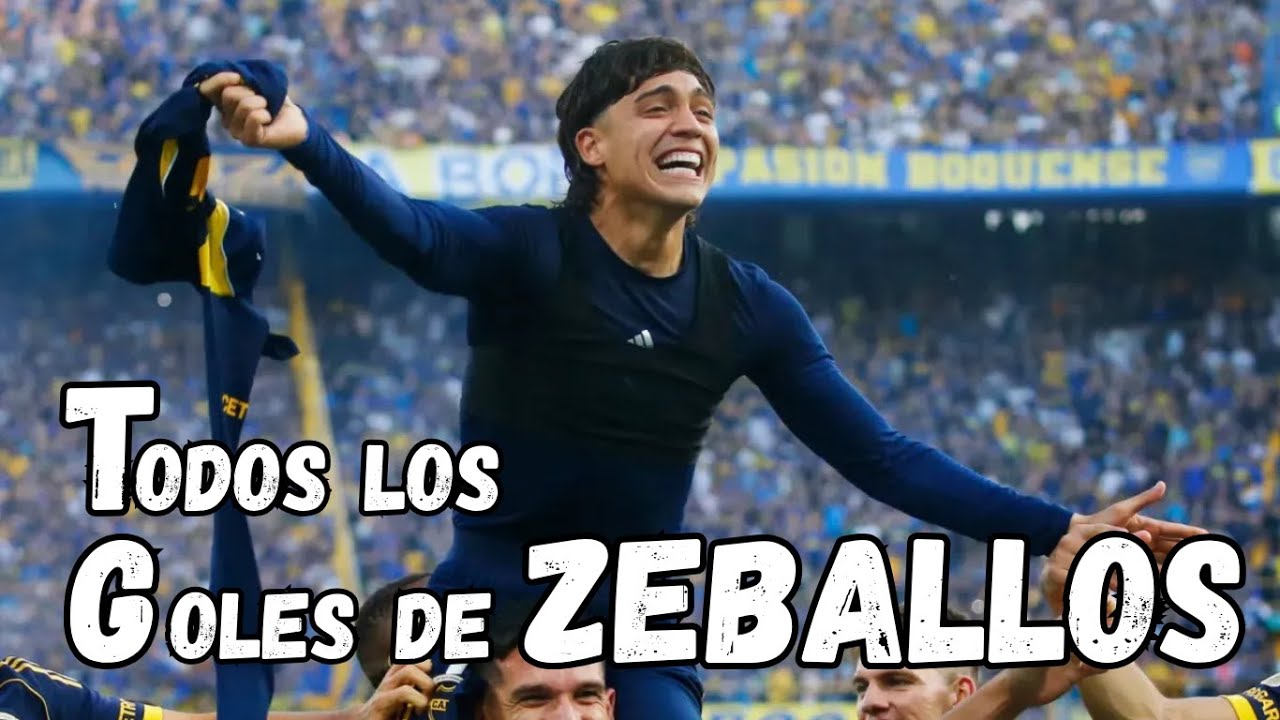 Todos Los GOLES Oficiales Del CHANGUITO ZEBALLOS En BOCA