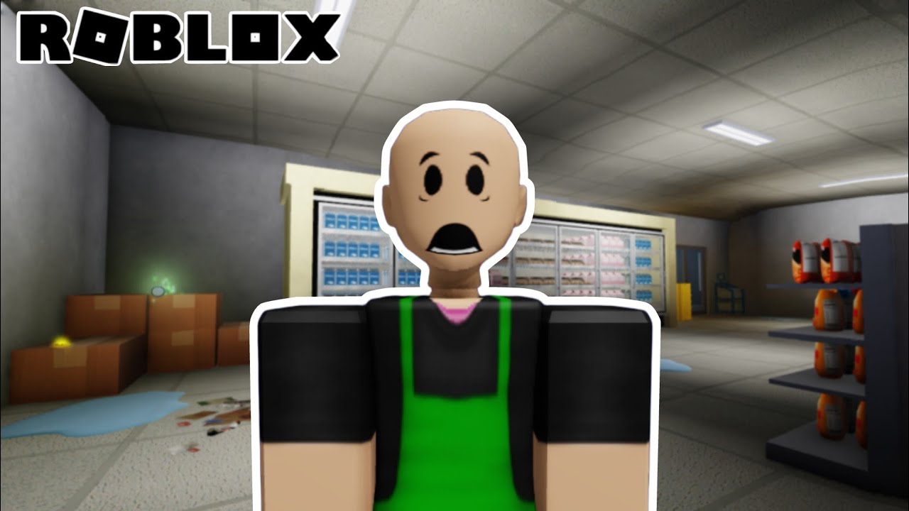 РАБОТАЮ В ПРОДУКТОВОМ МАГАЗИНЕ ROBLOX! *ЭТО МЕСТО СТРАННОЕ* 😱