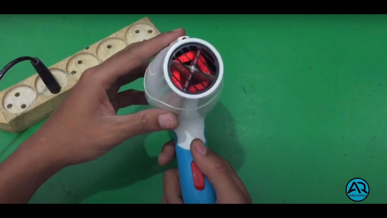 Memperbaiki Mini Hair Dryer Keluar Api/ Mini Hair Dryer Repair/ Mini Hair Dryer