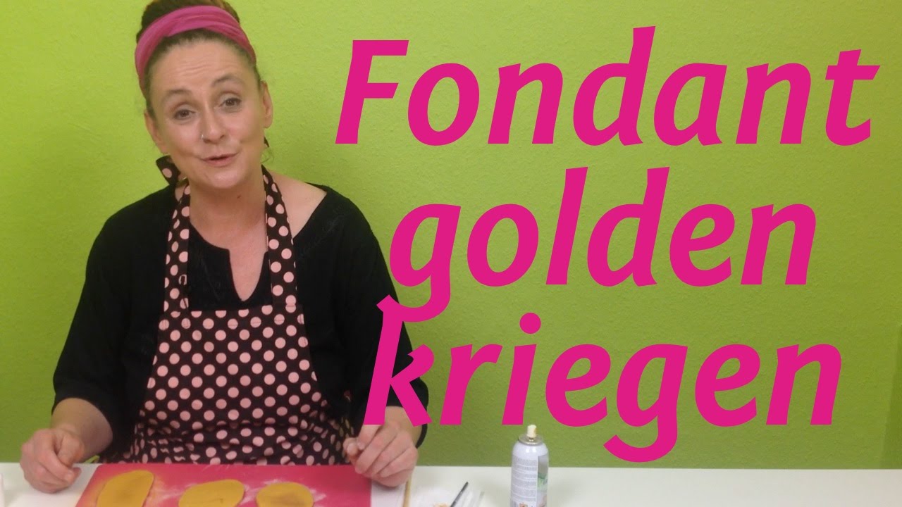 Fondant gold färben: So wird´s einfach glänzend :-)