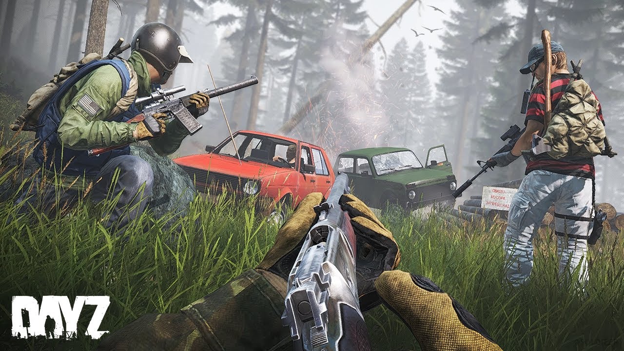Защищаем свой дом от огромного клана. Неожиданная засада на машину - DayZ