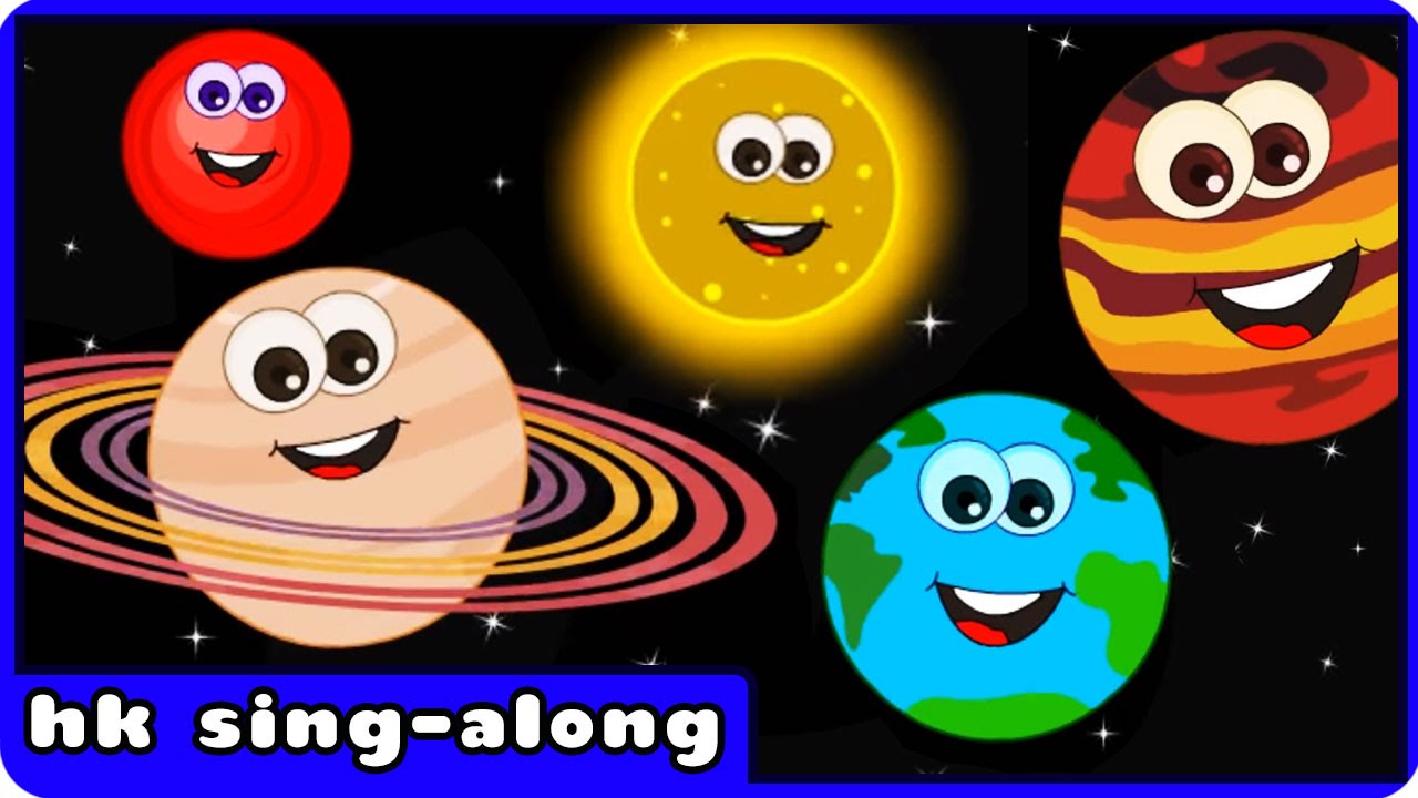 Nursery Rhyme Songs With Lyrics And Actions | Planet Song By Hooplakidz Sing-A-Long