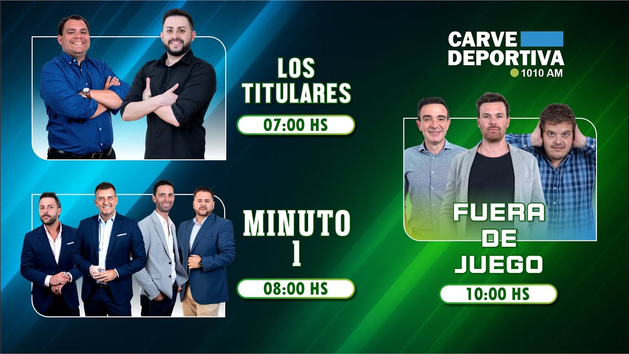 MINUTO 1 CARVE DEPORTIVA 1010 22/01/2026