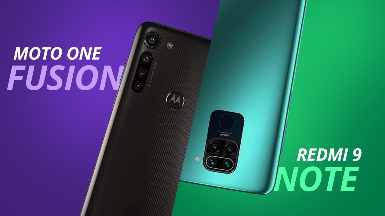 Moto One Fusion vs Redmi Note 9 [Comparativo]