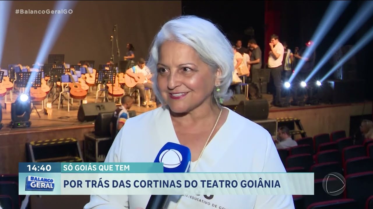 SÓ GOIÁS QUE TEM: POR TRÁS DAS CORTINAS DO TEATRO GOIÂNIA