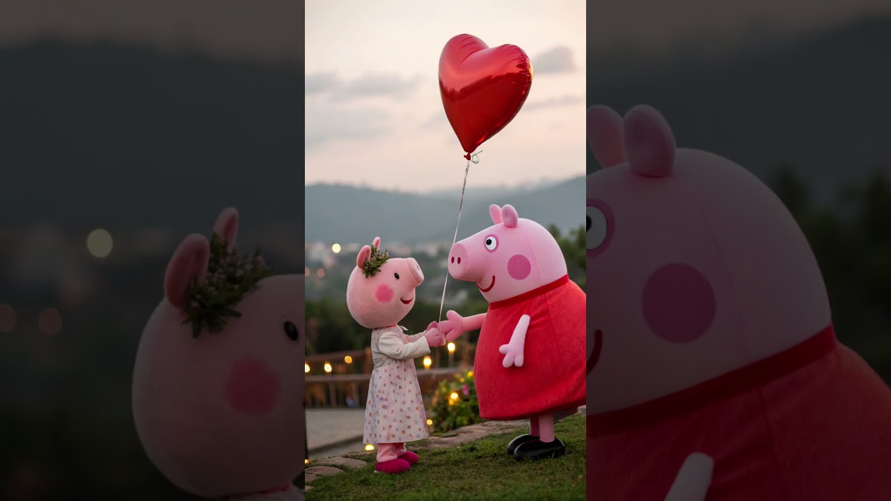 ✨️Lala's First Love ❤️ #shorts#peppapig#love#lovestatus @LalaPigWorld @Ariohassani#ai
