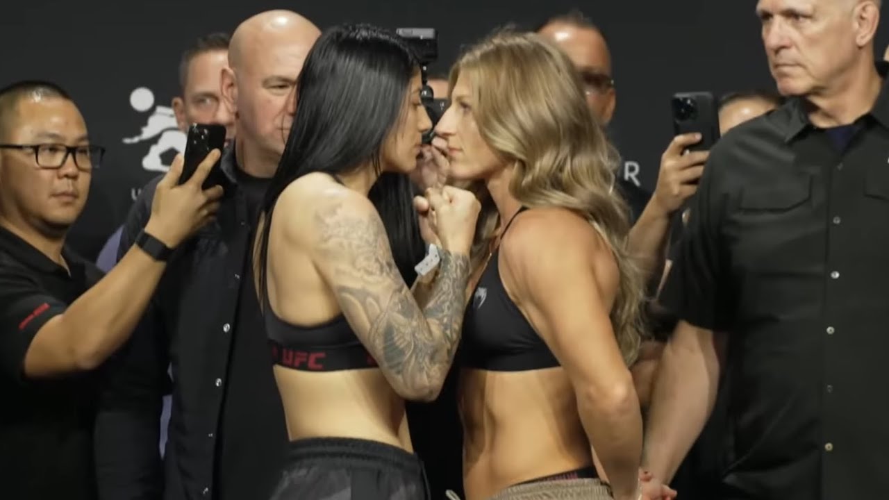 UFC 307 CEREMONIAL WEIGH-INS: Kayla Harrison vs Ketlen Vieira