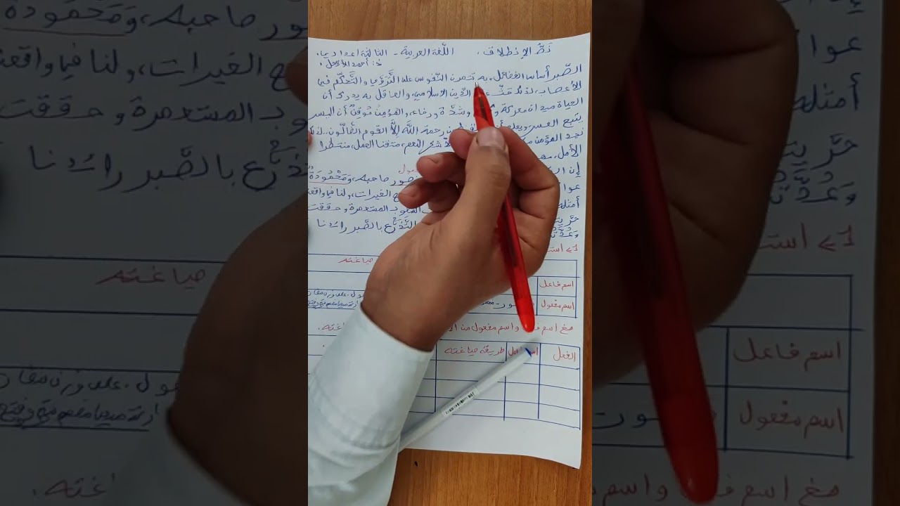 كفاش تعامل مع أسئلة اللغة العربية في الامتحان. #الثالثة إعدادي 2025