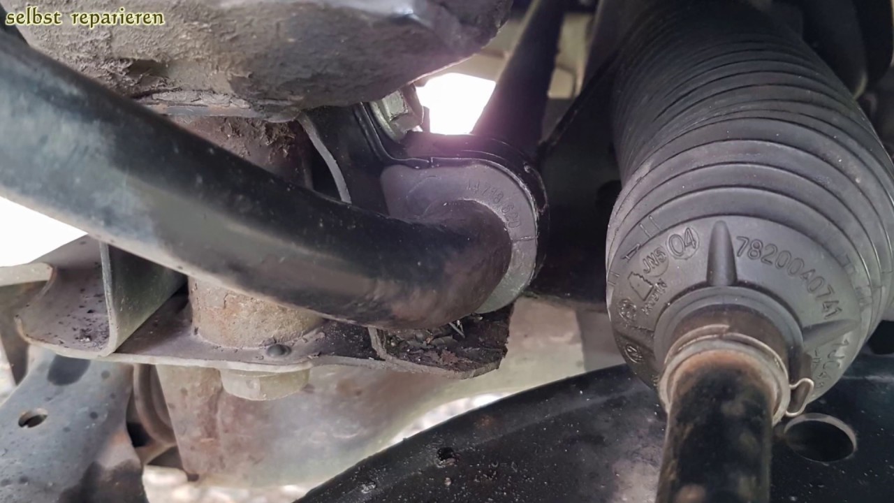 Golf 4 Stabilisatorlager austauschen. Mk4 replace stabilizer rubber bearing