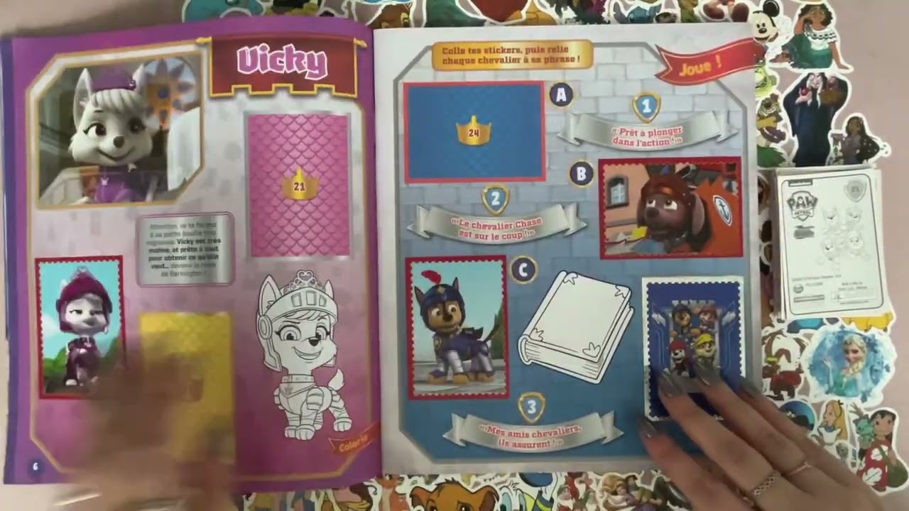 ASMR Completing a Full Pat Patrol Panini Sticker Album (3/3)