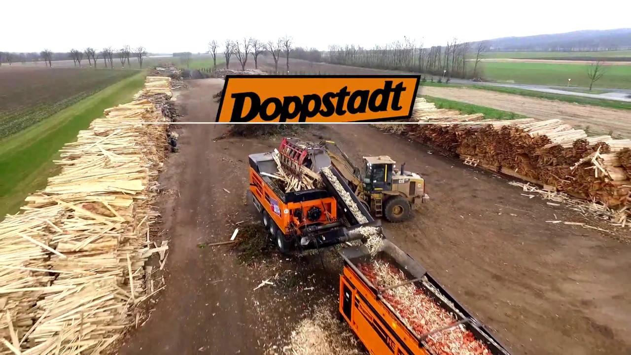 Doppstadt DW 3060 & vaglio HS 800   selezione sovvalli biomassa