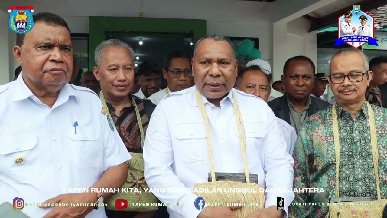 Wagub Papua Aryoko Rumaropen Launching SIMRS Dan Pengaktifan IGD Serui