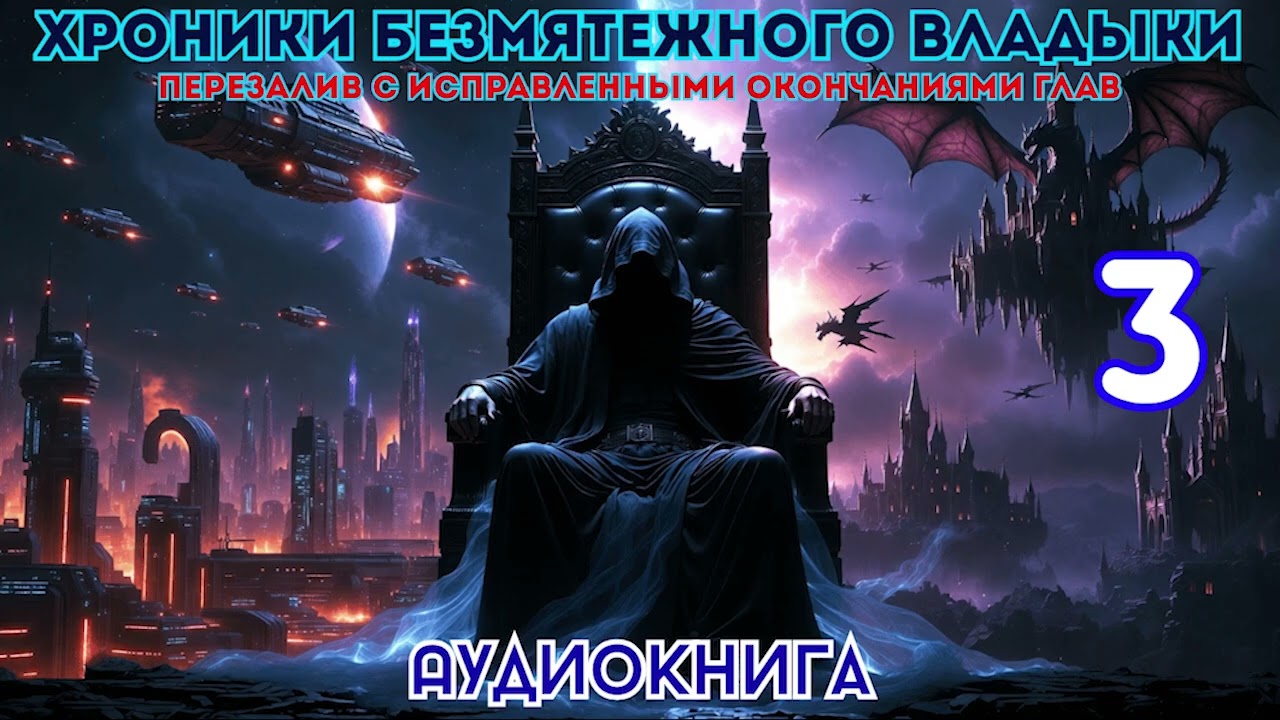 Полная Аудиокнига - 3 | ПЕРЕЗАЛИВ | Хроники Безмятежного Владыки | [Название 3-й книги] | Попаданцы