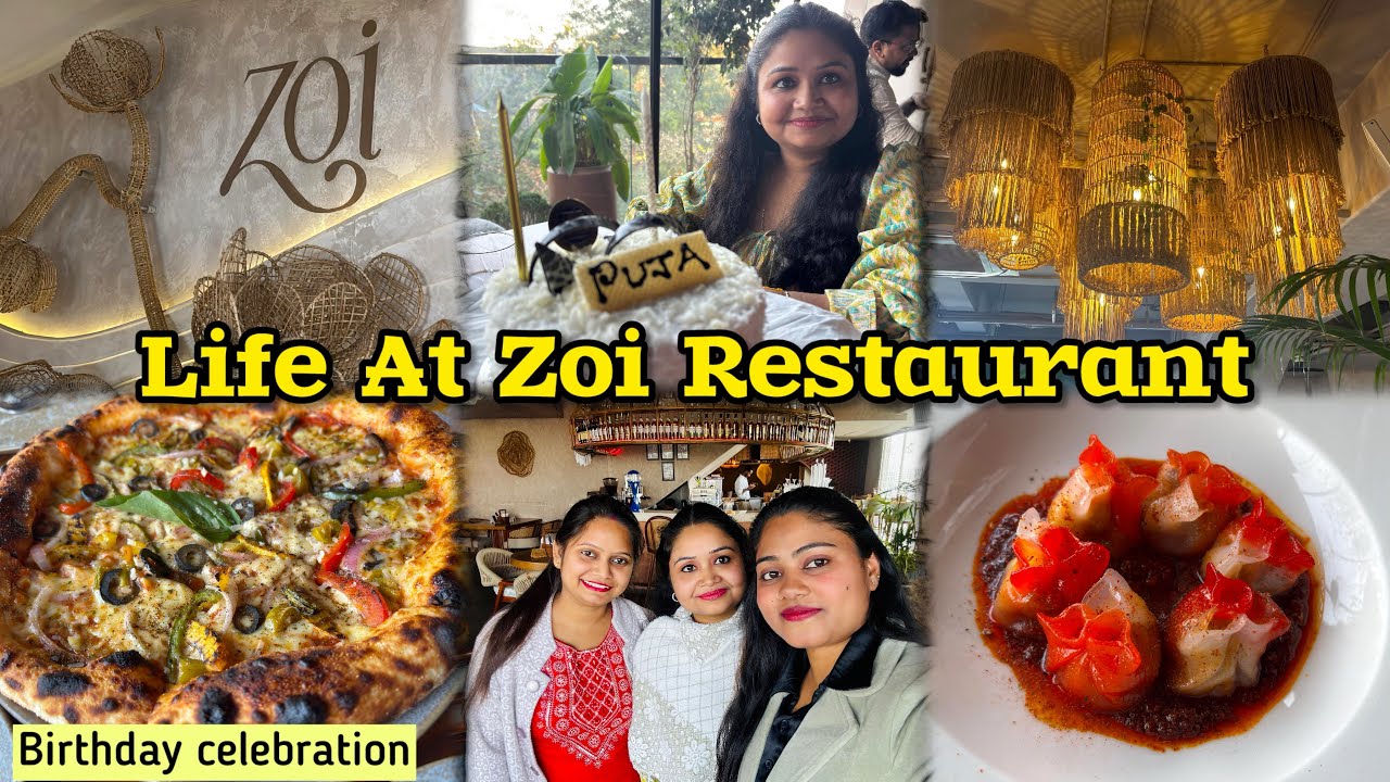My Friend’s Birthday Celebration 🎉 | Ranchi ka Best Restaurant | Life At Zoi Restaurant in Ranchi