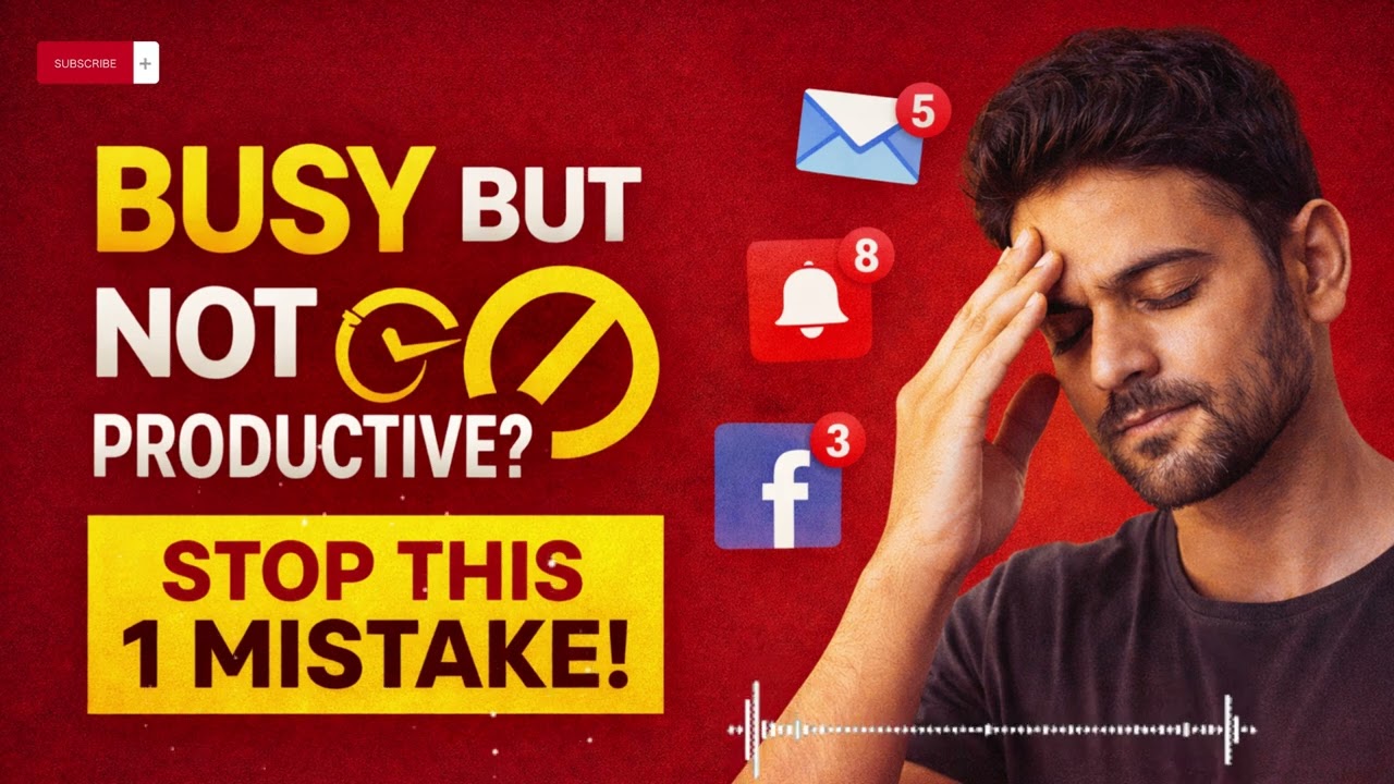 Busy But No Work Done? Stop This 1 Mistake