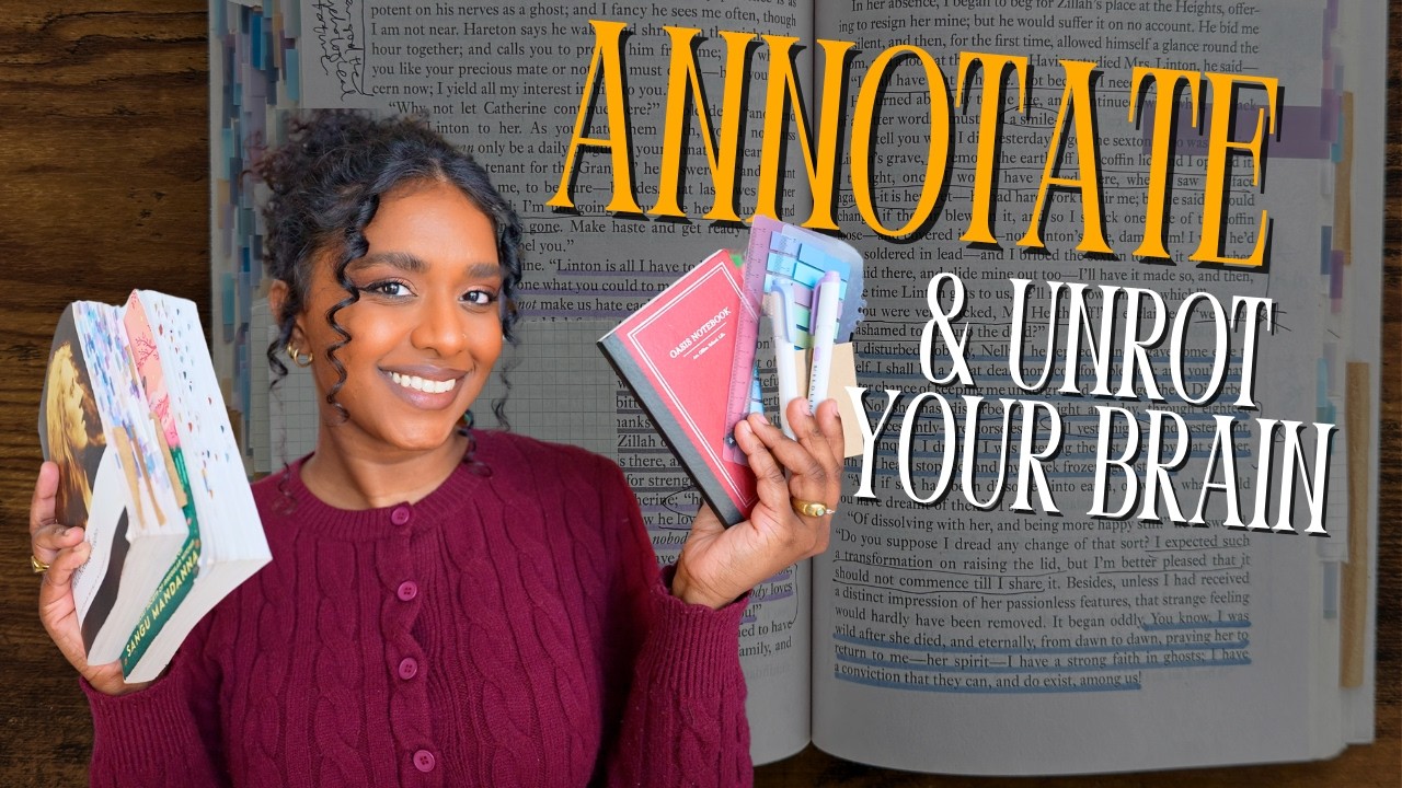 don’t let your brain rot 🧠✏️ | how to START ANNOTATING your books (beginner to PRO)