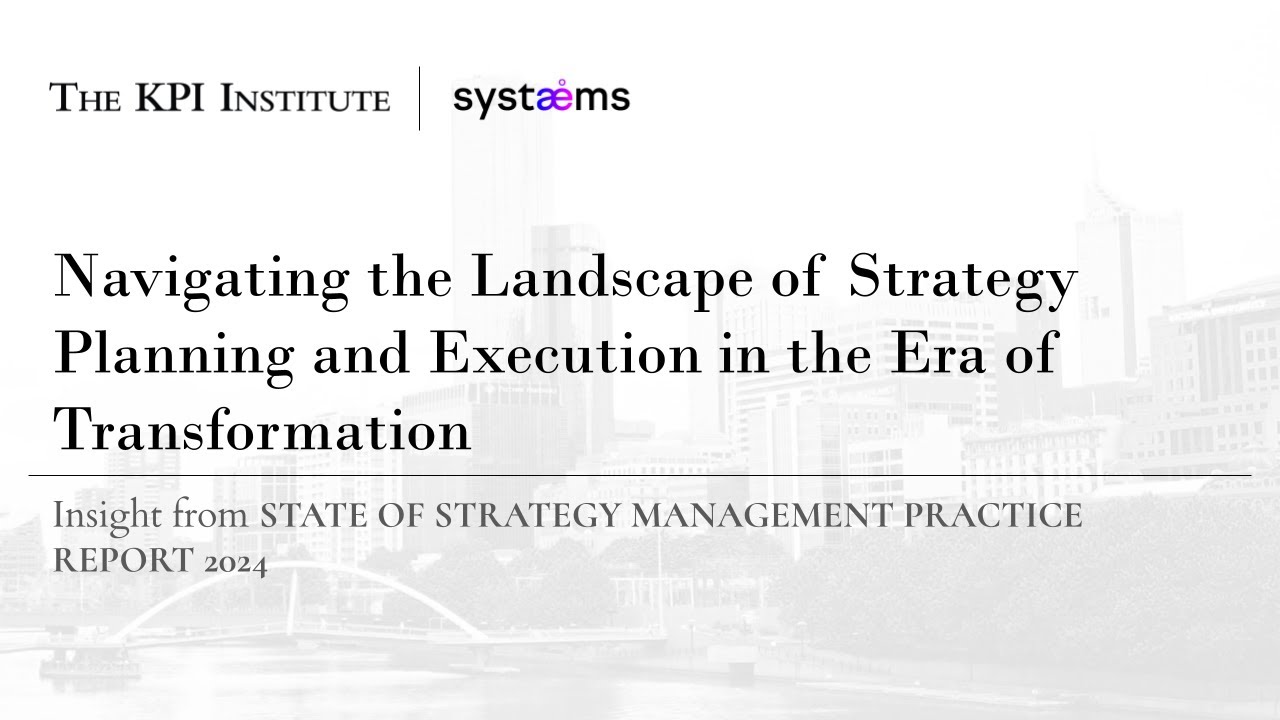 Navigating the Landscape of Strategy Planning and Execution in the Age of Transformation