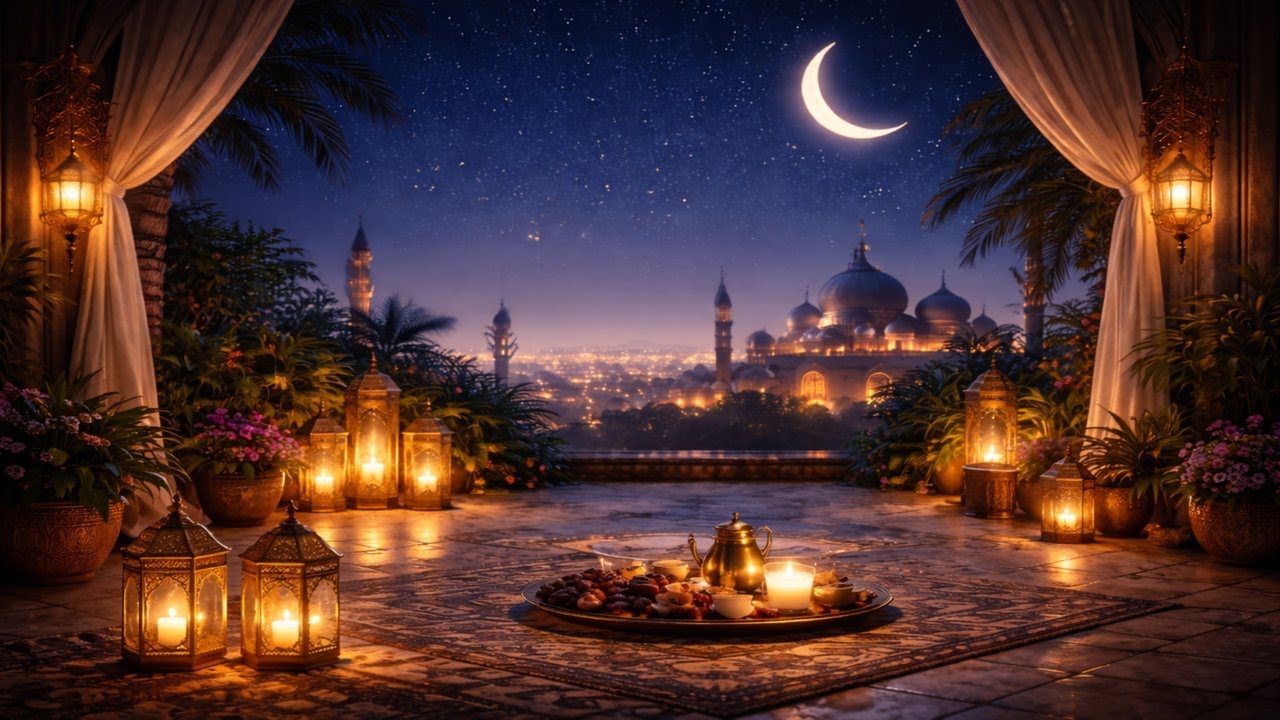 🌙 Arabian Night Calm | ليالي السكون | Ramadan Reflection & Meditation Music