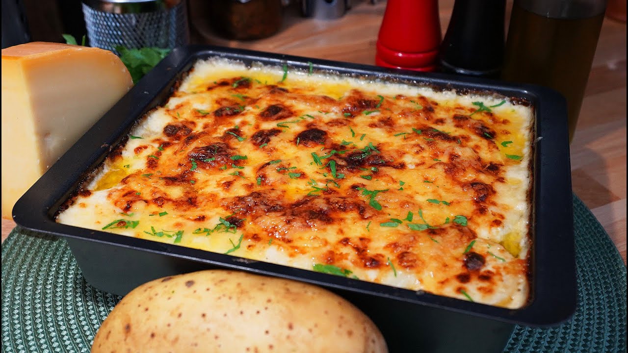Doar brânză și cartofi 🥔 Rapid și super gustos 🧀 Cartofi gratinați la cuptor 🥘 Șef Paul Constantin