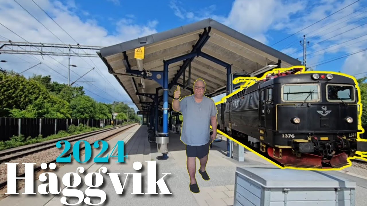 Häggvik Pendeltågstation Som den Ser Ut 2024