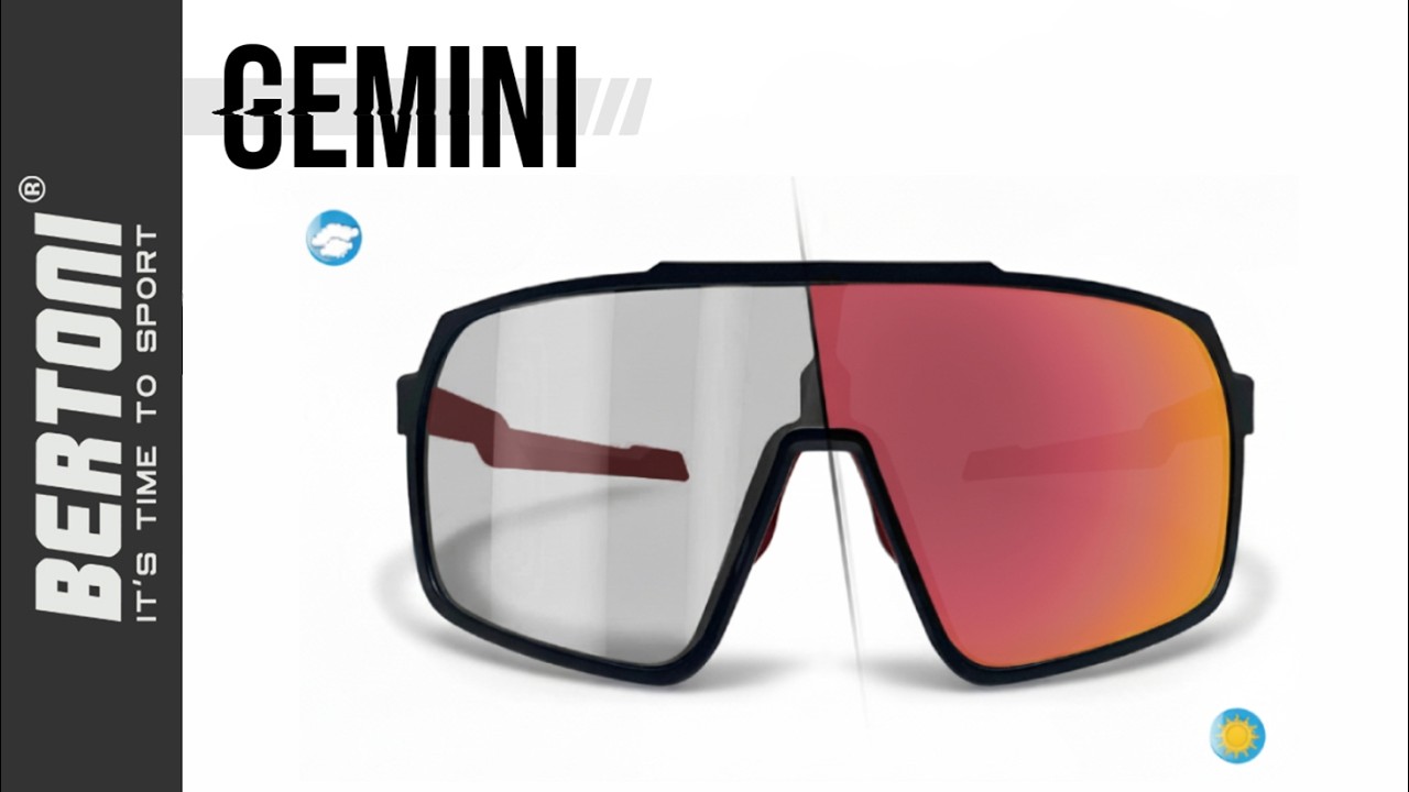 Bertoni Gemini nuova lente fotocromatica specchiata