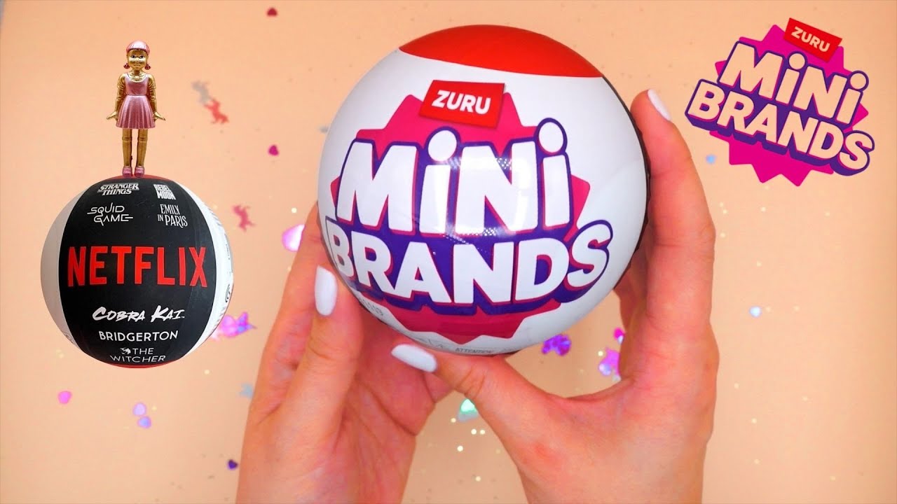 ASMR | OPENING Mini Brands Netflix | Mystery toys | satisfying with no talking