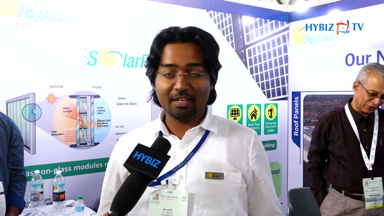 Topsun Energy Limited | Solar PV Modules  | Jinto Joseph |  UBM India &ndash; RenewX 2019