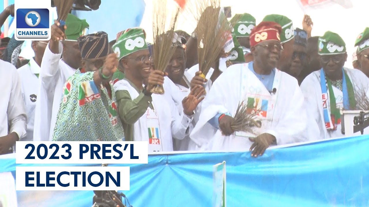 |EXTENDED| Large Turnout As Tinubu Holds Presidential Campaign In Lagos
