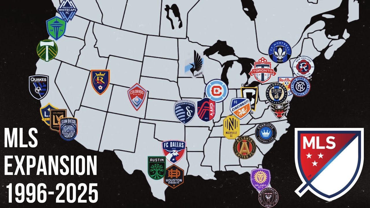 MLS Expansion Through The Years | 1996-2025
