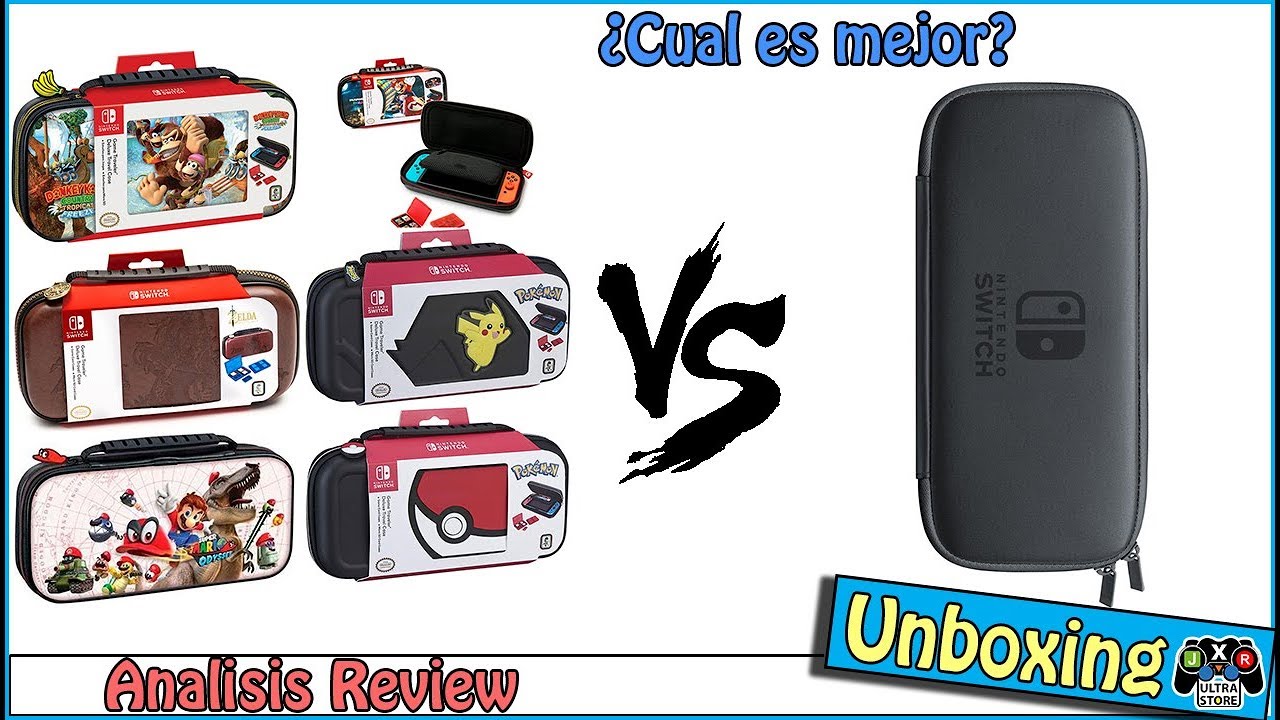 Nintendo Switch Estuches / Forros Original  Vs Copia ¿Cual es mejor? Review Colombia - JxR