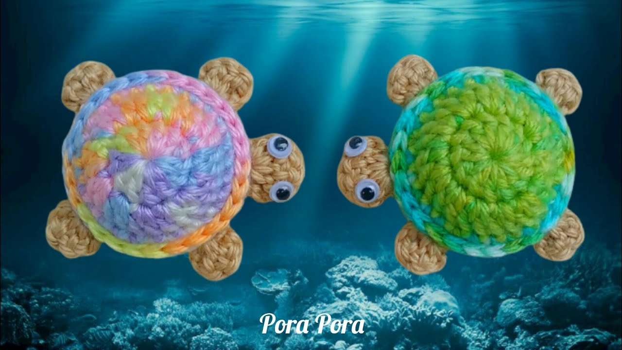 Crochet Baby Turtle I Crochet Turtle I Crochet Sea Creatures Applique