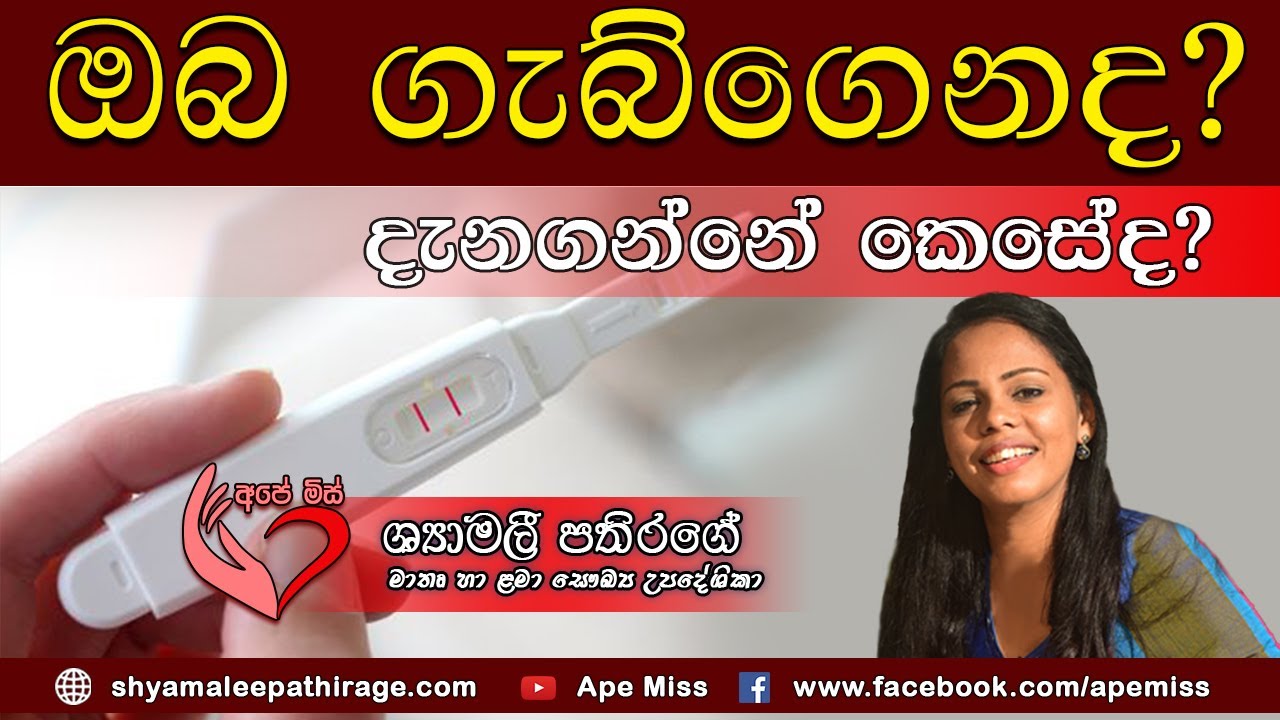 ගැබ් ගෙන ඇති බව හරියටම දැන ගන්න විධි Pregnancy tests | Ape miss | අපේ මිස් |