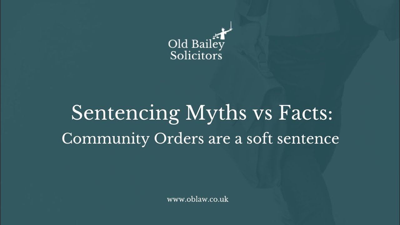 Are Community Orders a Soft Sentence? Myths vs the Facts