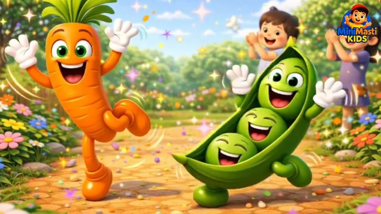 Vegetable Dance Song 🥕🍅 | Fun Kids Rhymes | Learn Vegetables with Dance | Cartoon Animation #dance 