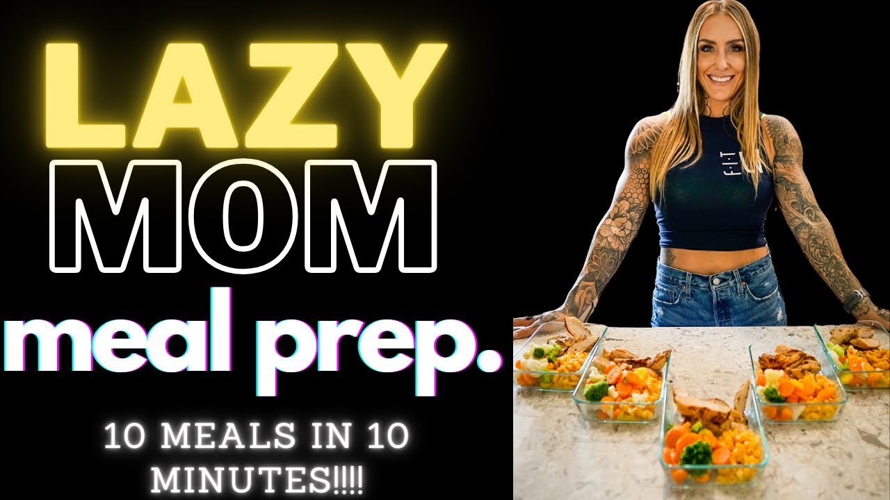 EASY MEAL PREP!!! 10 meals in 10 minutes?!!