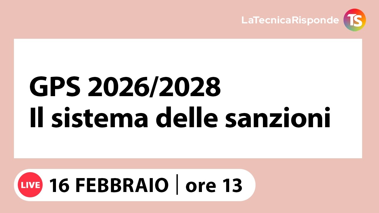GPS 2026/2028: il sistema delle sanzioni