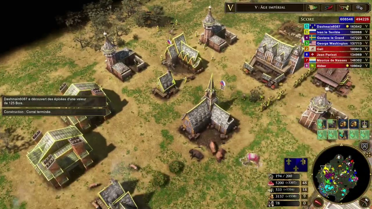 Escarmouche Français | Age of Empires III definitive edition