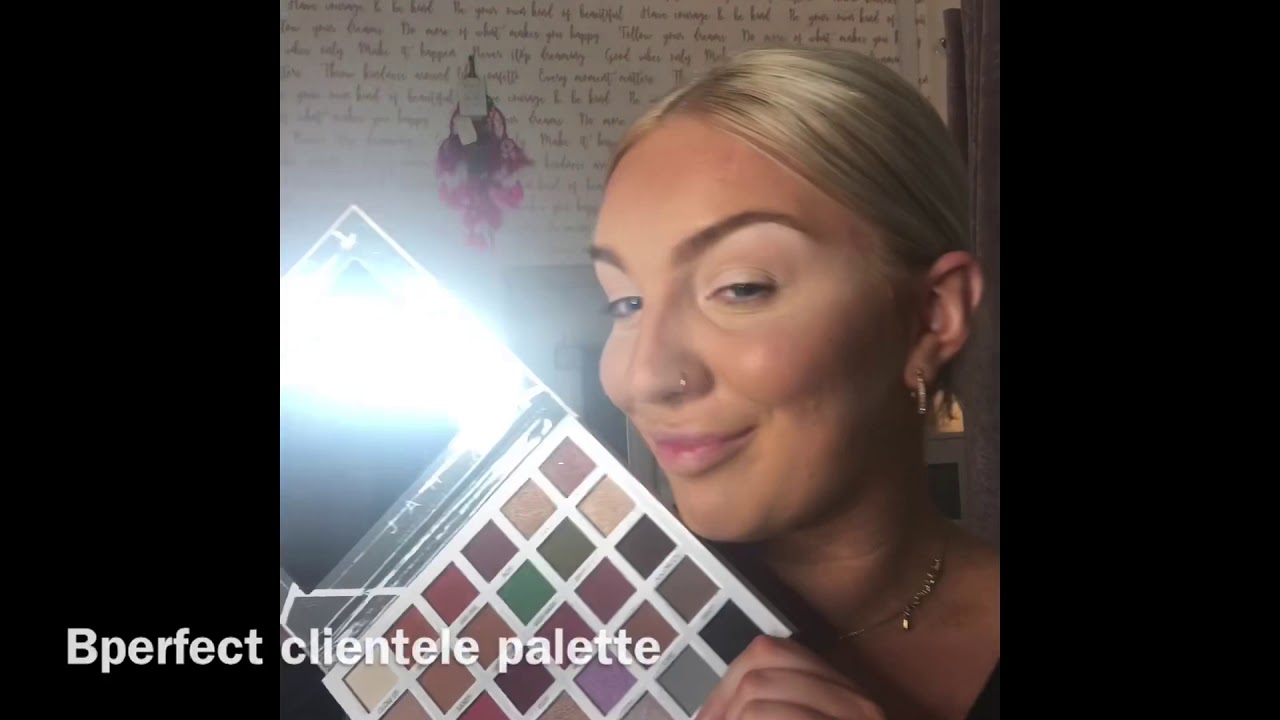 Full glam using Bpferfect clientele palette & sample beauty pigments